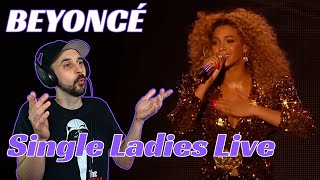 SHE ROCKS THE CROWD Beyoncé REACTION Single Ladies Live at Glastonbury [upl. by Healion]