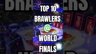 Top 10 Brawlers of the World Finals brawlstars brawlstarsworldfinals [upl. by Mueller647]