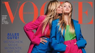 Zusammen auf »Vogue«Cover Heidi Klums Tochter Leni fängt als Model an  DER SPIEGEL  Panorama [upl. by Pattin495]