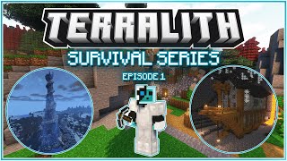 A New Beginning  Minecraft  Terralith  Episode 1 [upl. by Atterg]