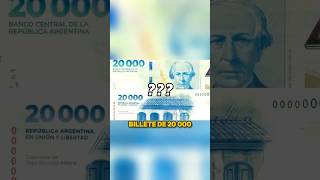 BILLLETE de 20000 está circulación ARGENTINA [upl. by Yggam687]