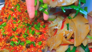 今天去魚塘弄條魚回來，搞一個一魚多吃滿足小妮子和大寶vlog food cooking 熱門 熱門 美食 [upl. by Cam]