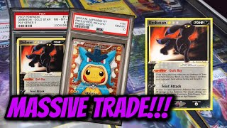 MY BIGGEST TRADE Pokemon Vendor POV TwinOaks Portland Card Show [upl. by Zoarah423]