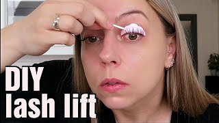 JE EIGEN WIMPERS LIFTEN met een DIY lash lift kit van Iconsign  REVIEW  Eerste ervaring [upl. by Ajam854]