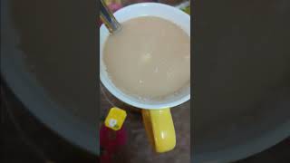 GINGER TEA WITH MILKasmr shortsvideo [upl. by Enilra436]