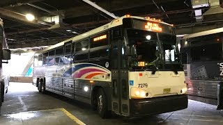 NJ Transit HD 60fps Riding MCI D4500CT CNG 7279 on Route 321 Vince Lombardi to NYC 122116 [upl. by Atazroglam]