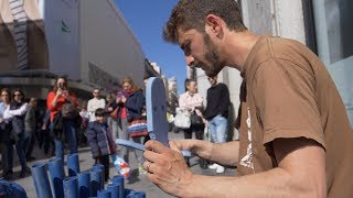 Moe el Tubero Improvisación  Busking in Madrid [upl. by Filia]