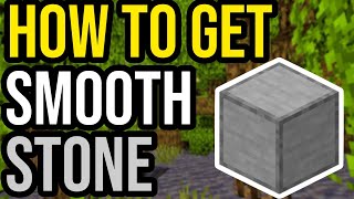 Minecraft Survival How to Make Smooth Stone [upl. by Nylime]