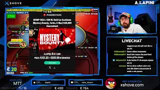 FINAL TABLE MISTERY BOUNTY 21k AL PRIMO   MTT  ALAPINI  SESSIONE SCOOPPIETTANTE [upl. by Chastain43]