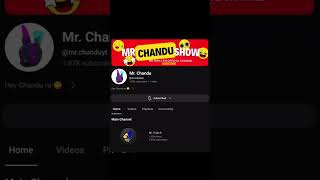 Mr Chandu official channel subscribe koro MR Triple R MrChandu mrchandu mrtripler [upl. by Paolo]