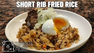 SUPER EASY FRIED RICE RECIPE Short Rib Fried Rice Tomguts Media [upl. by Nesral678]