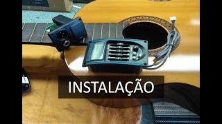 INSTALAÇÃO DE CIRCUITO ATIVO NO VIOLÃO YAMAHA [upl. by Boonie]