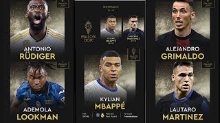 Ballon Dor 2024 Nominees Announced  Performance Of The Nominees In The Year Under Review  66 [upl. by Yenwat]