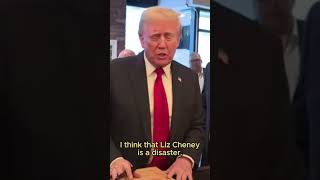 Donald Trump comments on Liz Cheney [upl. by Retsel]