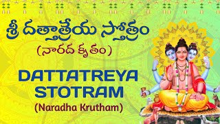 dattatreya stotram lyrics  దత్తాత్రేయ నమోస్తుతే [upl. by Repsag]