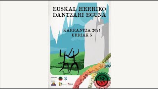 Euskal Herriko Dantzari Eguna 2024 ZUZENEKO EMISIOA [upl. by Hickey]