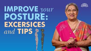 How To Correct Your Posture  Simple Home Exercises To Fix Your Posture  Dr Hansaji Yogendra [upl. by Ewnihc]