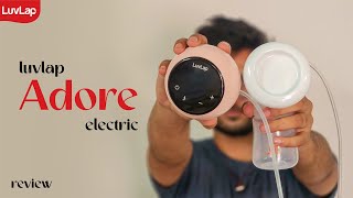 Luvlap Adore Electric Breast Pump Review [upl. by Neff]