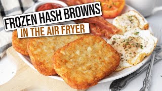 Air Fryer Frozen Hash Brown Patties Quick amp Easy [upl. by Rauscher]