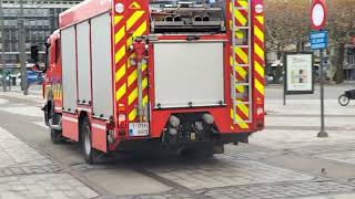 spoed brandweer Antwerpen centrum naar automatische brand melding [upl. by Alvinia]