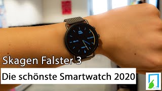 Skagen Falster 3  Unboxing amp Einrichtung der schönsten Wear OS Smartwatch 2020  deutsch [upl. by Zwick]