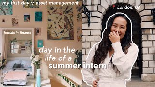 💰 day in the life of a business summer intern  female in finance vlog 👩🏻‍💼 [upl. by Aileahcim]