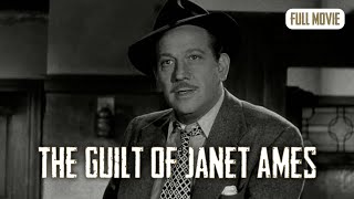 The Guilt of Janet Ames  English Full Movie  Drama Mystery Romance [upl. by Eimiaj529]