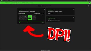 How to Change DPI on a Razer Mouse EASY TUTORIAL [upl. by Jos]