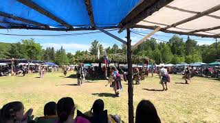 Kitigan zibi traditional powwow 2024 Men’s traditional exhibition Double beat [upl. by Phaih]