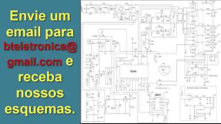 Esquemas fontes padrão ATX curso prático manutenção fontes BT Eletrônica cap 10 [upl. by Siravart]