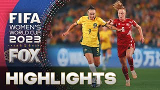 Australia vs Denmark Highlights  2023 FIFA Womens World Cup  Round of 16 [upl. by Carlynne]