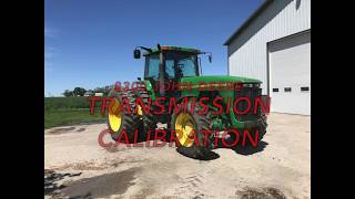 John Deere 8300 Transmission Calibration [upl. by Chassin35]