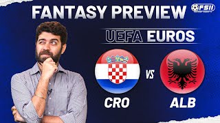 CRO vs ALB Dream11 Team Croatia vs Albania Euro 2024 CRO vs ALB Dream11 Prediction [upl. by Aicatsanna]