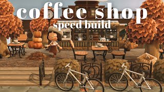 coffee shop speed build  treasure island tour  animal crossing new horizons [upl. by Naul824]