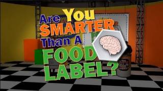 The Food Label and You Game Show Review Are You Smarter Than A Food Label Historical PSA [upl. by Frederich]