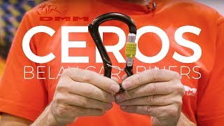 DMM Ceros  screwlock amp autolock belay carabiners [upl. by Acnalb]