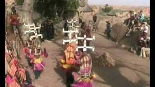 Africa  MALI  Falesia di Bandiagara  La Danza dei Dogon [upl. by Solraced]