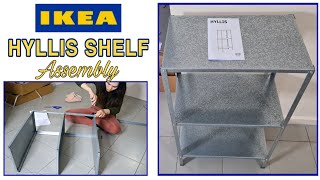 Ikea Shelf Assembly Instructions  HYLLIS Shelf   Ikea hacks [upl. by Barbra]