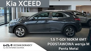 Kia XCEED 15 TGDI 160KM 6MT PODSTAWOWA wersja wyposażenia M w kolorze Penta MEtal  4K [upl. by Arimlede573]