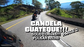 Parte 2 Candela a guateque  Muchas curvas 😵‍💫  Pulsar Ns 200 [upl. by Tartaglia]