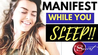 Shocking Law of Attraction SLEEP TECHNIQUE For Attracting What You Want MANIFEST WHILE SLEEPING [upl. by Talbott]