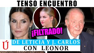 FILTRAN BRUTAL PELEA de Juan Carlos I y LETIZIA en fiesta Leonor de CUMPLEAÑOS ni se miraron [upl. by Arhna]