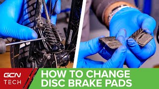 How To Fit amp Replace Disc Brake Pads On A Road Bike [upl. by Ulises]