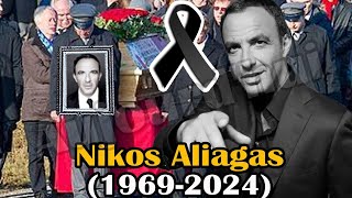 Enterrement de Nikos Aliagas ce matin Le cœur brisé des milliers de personnes ont versé des larmes [upl. by Knuth516]