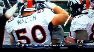 Tebow Time 40yd QB Draw vs Raiders [upl. by Mora]