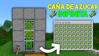 COMO HACER una GRANJA DE CAÑA DE AZUCAR en MINECRAFT BEDROCK 120 [upl. by Leval]