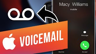 How to Set Up Voicemail on an iPhone  How to Record a Voicemail Greeting [upl. by Attemaj910]