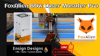 FoxAlien 80w Diode Laser on Masuter Pro Install and Test foxalienofficial cnc foxalien [upl. by Haila]