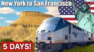 🇺🇸5 DAYS New York to San Francisco by Amtrak Sleeper Train [upl. by Inanak]