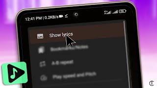 Add Lyrics to Your Music Using Musicolet on Android Tutorial [upl. by Nosreg418]